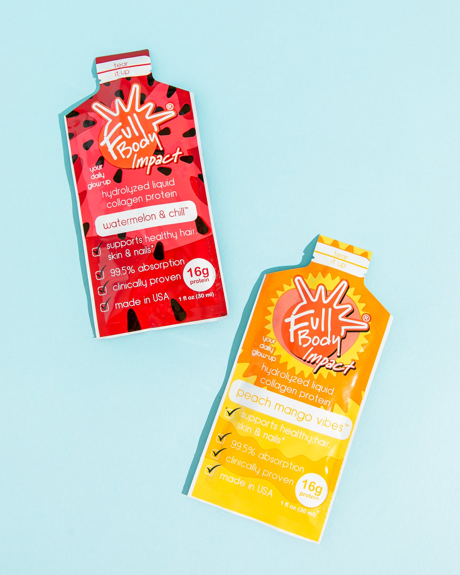 Liquid Collagen Flavor Sampler – 1oz Packets (2 of Each Flavor)