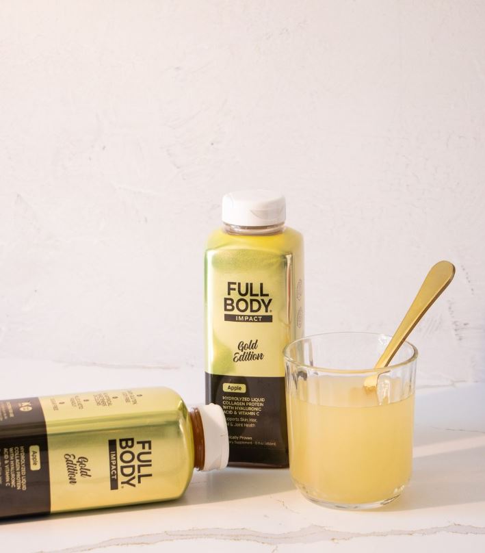 GOLD EDITION Liquid Collagen – Apple 15oz Bottle-FULL BODY IMPACT