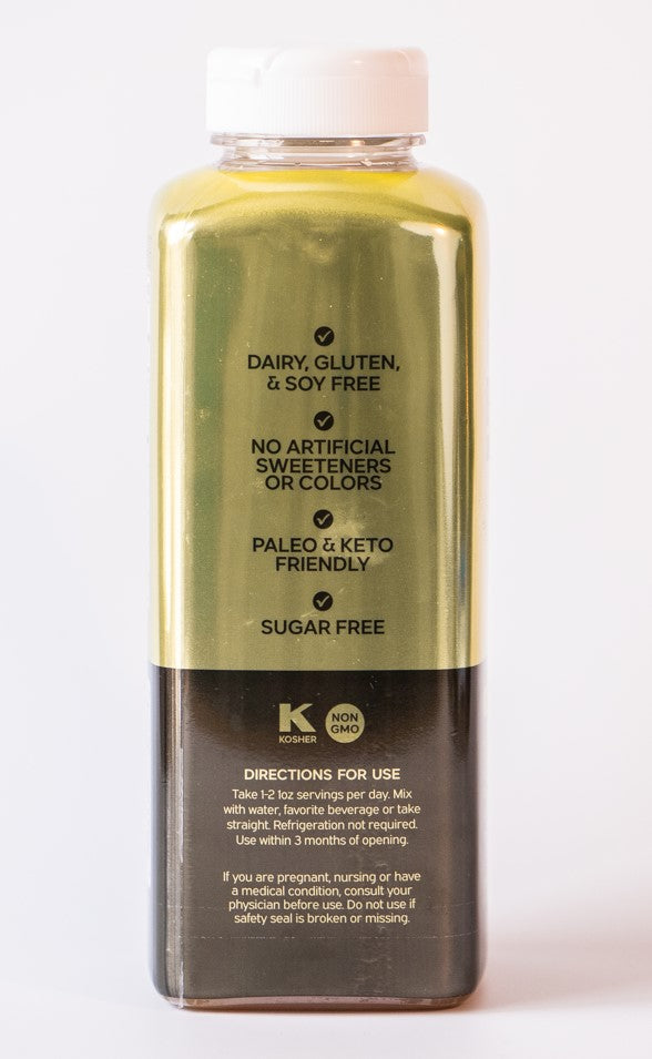 GOLD EDITION Liquid Collagen – Apple 15oz Bottle-FULL BODY IMPACT