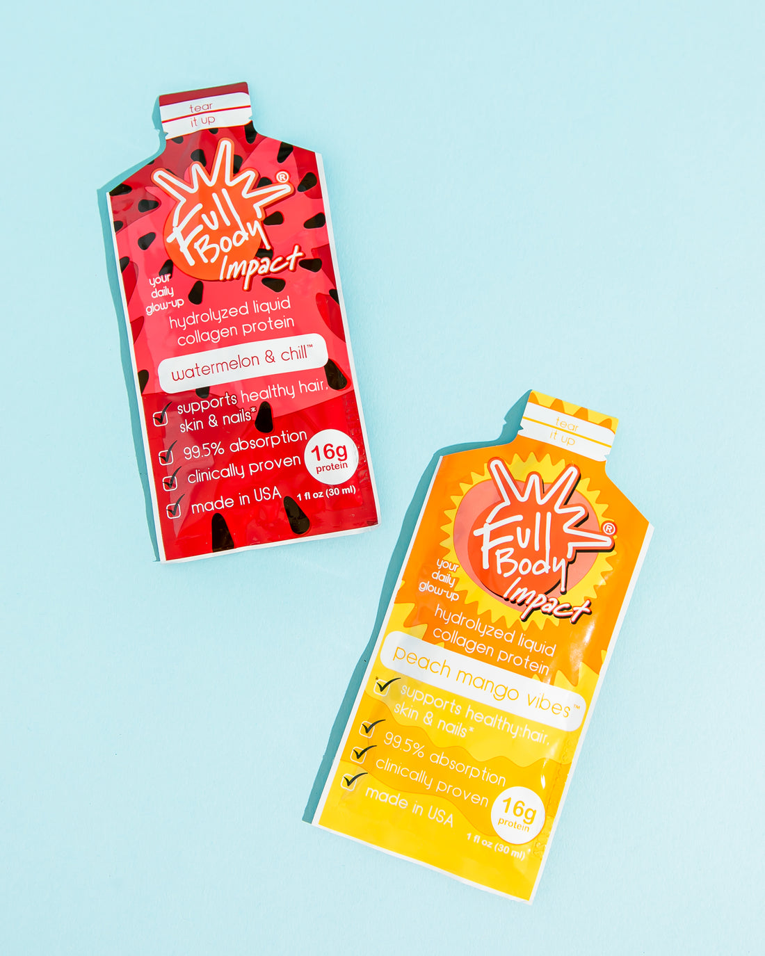 Liquid Collagen Flavor Sampler – 1oz Packets (2 of Each Flavor)