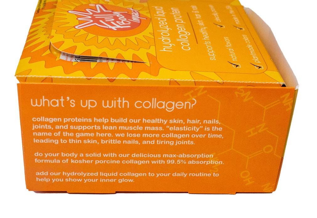 Liquid Collagen – Peach Mango Vibes™ On-the-Go Box (30 Packets)-FULL BODY IMPACT