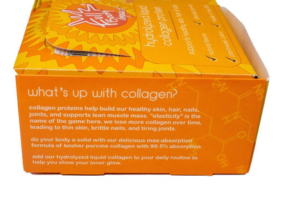 Liquid Collagen – Peach Mango Vibes™ On-the-Go Box (30 Packets)-FULL BODY IMPACT