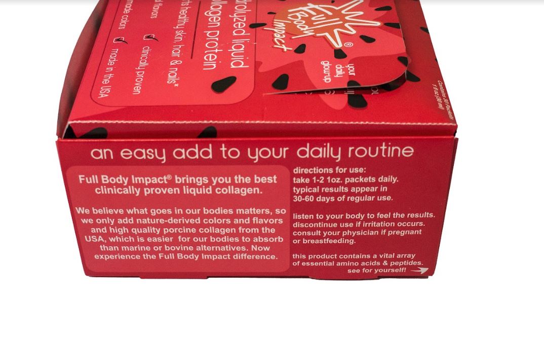 Liquid Collagen – Watermelon &amp; Chill™ On-the-Go Box (30 Packets)-FULL BODY IMPACT