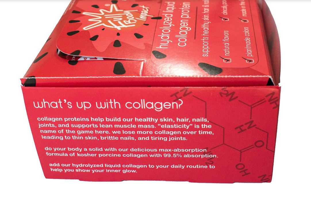 Liquid Collagen – Watermelon &amp; Chill™ On-the-Go Box (30 Packets)-FULL BODY IMPACT
